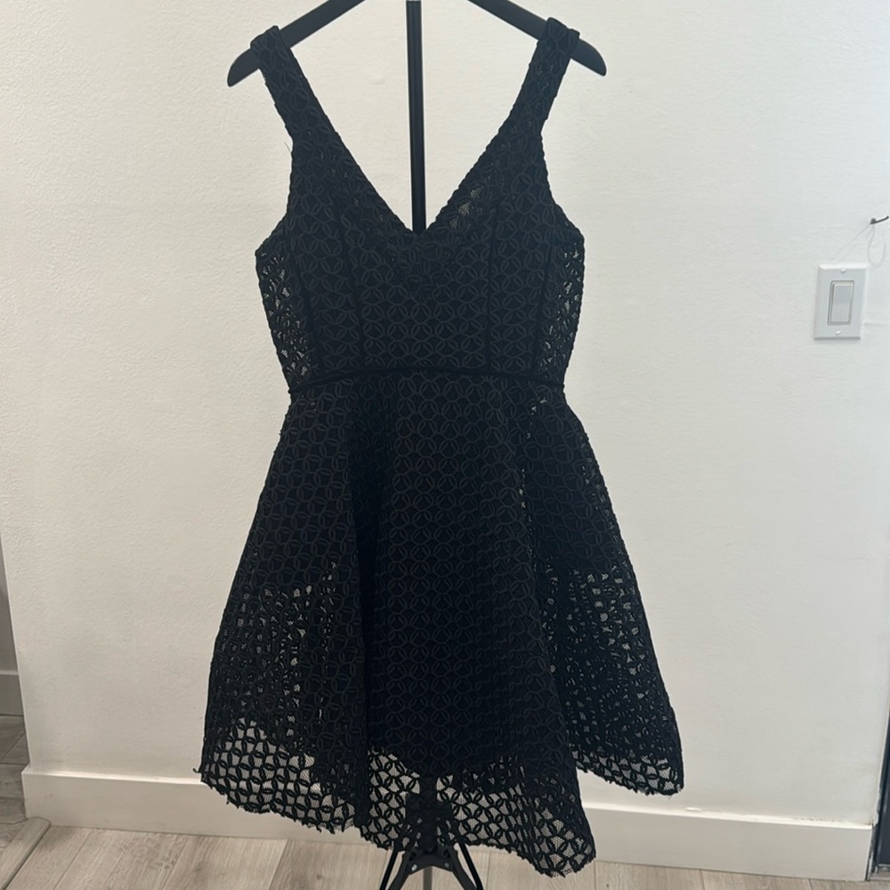 Maje Robe En Maille Dress Black Size 3 (L)